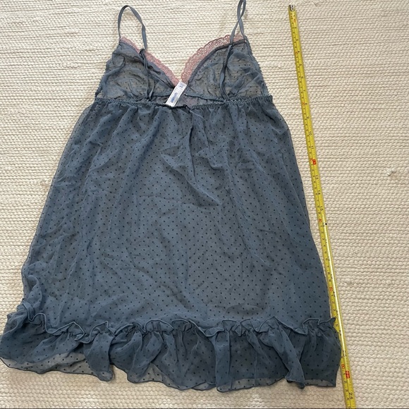 NWOT Gap Body Blue Sheer Baby Doll Sleepwear Size S/P - Picture 5 of 5